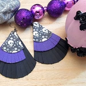 Genuine Leather Earrings